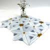 Glass de vidrieras florales Mosaic-HBS41