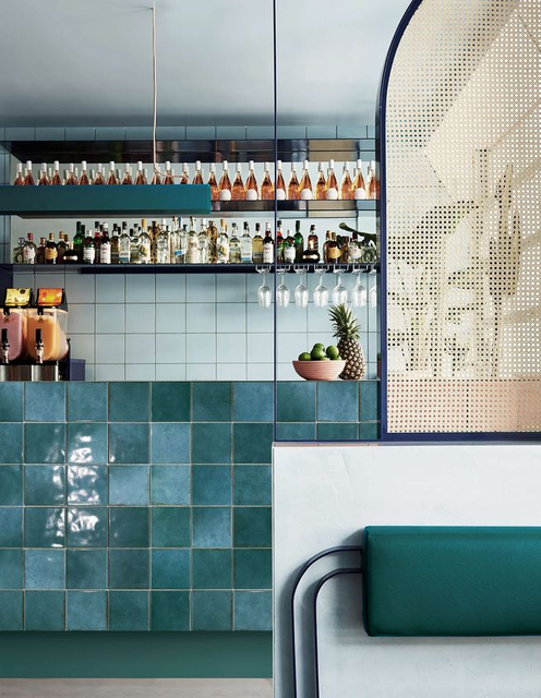 Azulejos de pared llamativos