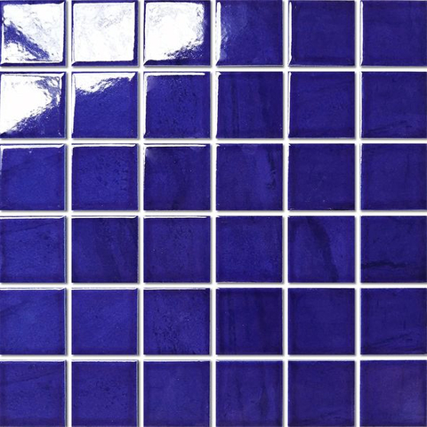 Azulejo de piscina de mosaico brillante