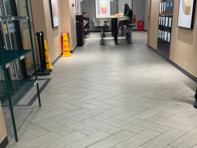 Baldosas de piso de madera de cemento (5)