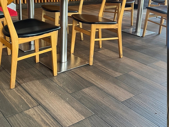 Pequeño restaurante en Ecuador