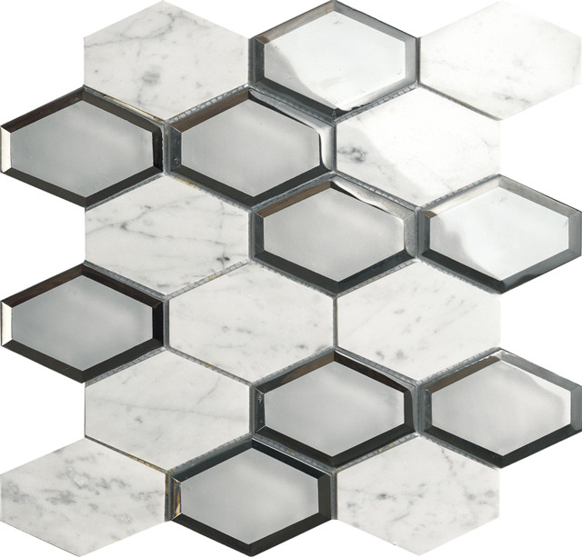 Azulejos de mosaico-3DBvelled01