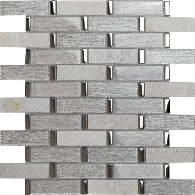 Azulejo de mosaico iridiscente escalonadoD