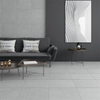 Baño con azulejos beige - Kingston