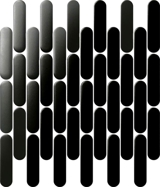 Azulejo negro mosaico de cerámica para pared HXN6521