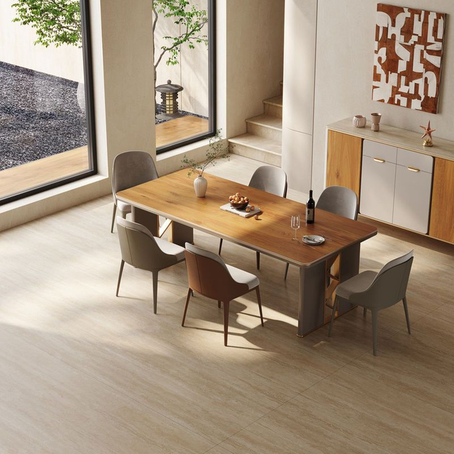 Piedra sinterizada de travertino beige premium -JQA163212F111 
