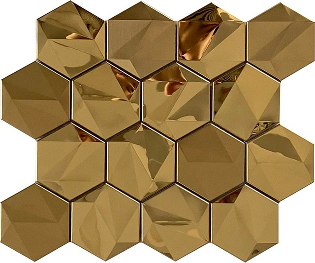 Azulejo de mosaico de acero inoxidable