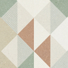 Azulejo decorativo con patrón triangular de 600x600 mm-C62H7