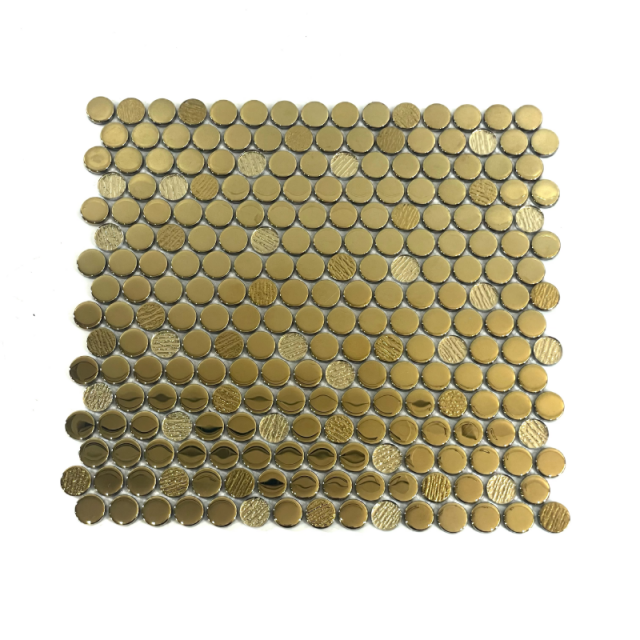 Mosaico de vidrio de metal de lujo -DGG07 Luxe 