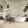 Beige Limestone Look Mucle de porcelana para interiores modernos-Limes Marfil