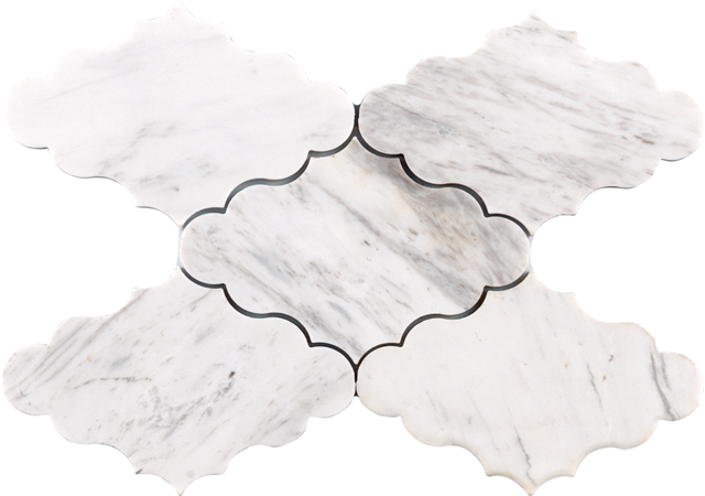 Stone Mosaic Back Splash ｜ Musivo ｜ Water Jet Marbel Mosaic