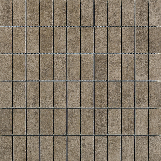 Mosaico de porcelana negra
