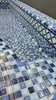 Mosaico de piscina Mosaico brillante Azulejo de piscina