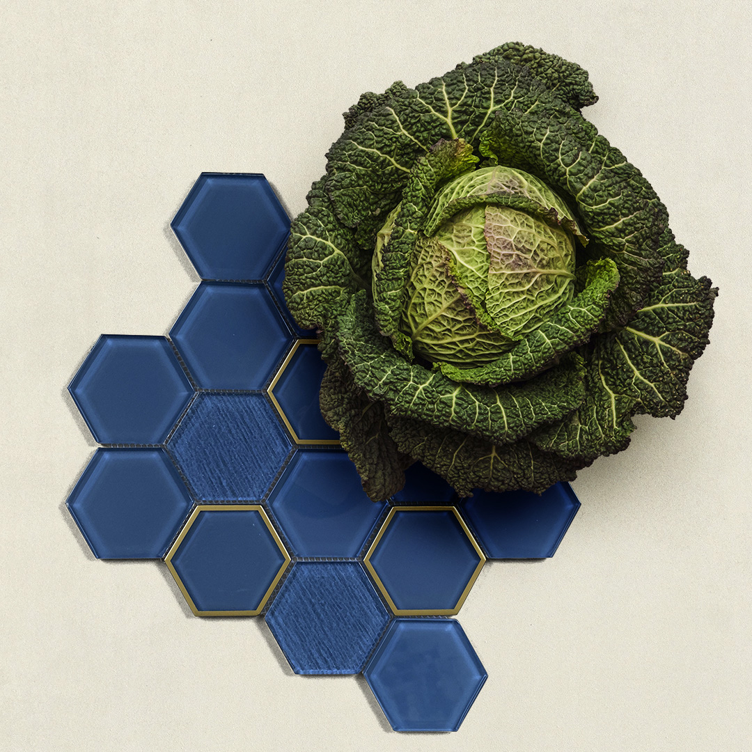 Azulejos de mosaico de vidrio