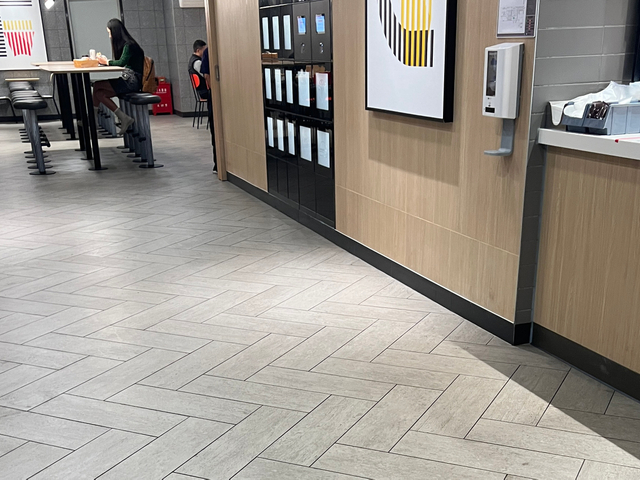 Baldosas de piso de madera de cemento (6)