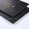 Baldosas Marquina negras de 600x1200 mm