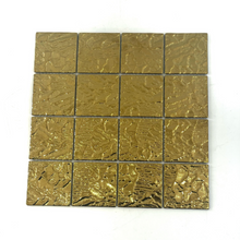 Mosaico de vidrio cuadrado electrochado -dgg16 luxe 