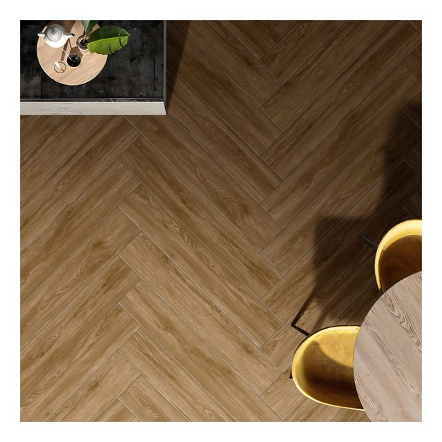 Azulejo de porcelana estilo madera-GN12112