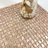 Mosaic-SAK02 montado en malla de aluminio de oro premium