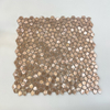 Mosaico de aluminio sólido de oro rosa moderno