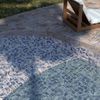 Manezal Matte Tile Mosaico 97x97 mm-amazon azul