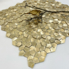Mosaicos de oro aluminio sólido16