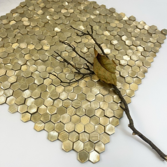 Backsplash Mosaico Mosaico de aluminio sólido-sag14