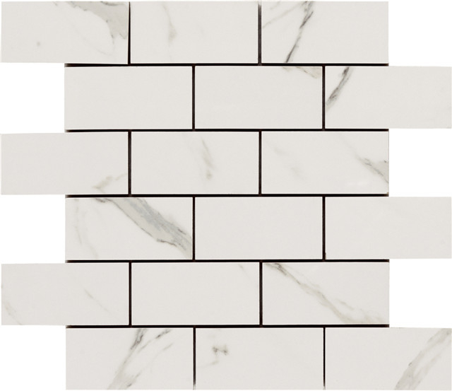 Mosaico de Porcelana Blanca Cararra｜Musivo｜Mosaico