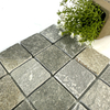 Mosaico de baldosas de piedra natural