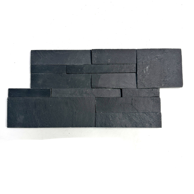 Losas de pizarra negras