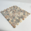 Mosaicos de mármol rosa
