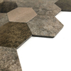 Mosaicos hexágono de aluminio