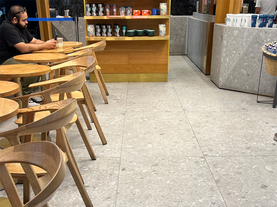 Starbucks en el aeropuerto de Singapur