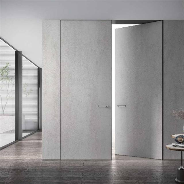 Puerta interior moderna sin marco al ras