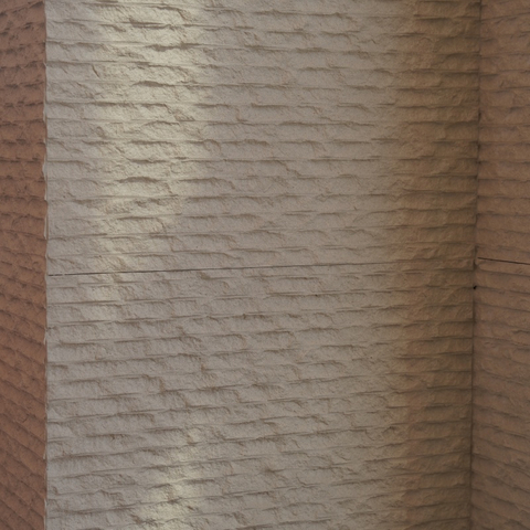 Tablero de piedra de revestimiento de piedra de superficie curva