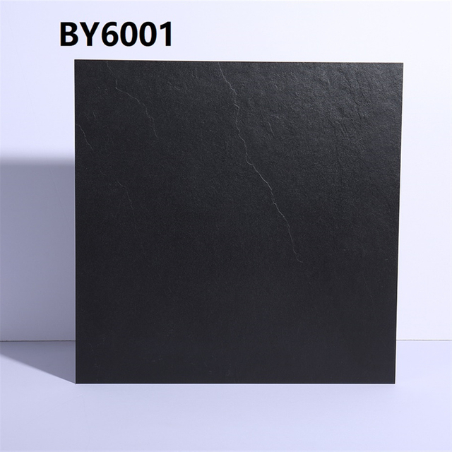 Baldosas mate de pizarra negra de 600x600 mm