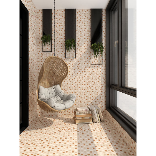 Baldosa para balcón de 600x600 mm-C62H5