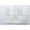 Azulejo subterráneo curvo para baño y cocina de 100x100 mm