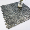 Mosaico de aluminio sólido negro industrial-mosaico-sab34