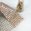 Mosaic-SAK02 montado en malla de aluminio de oro premium
