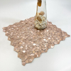 Mosaico de aluminio sólido de oro rosa para el hogar-sak06