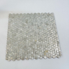 Mosaico de aluminio sólido de oro de rosa industrial