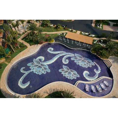 Piscina de piscina Mosaica de cerámica de cerámica