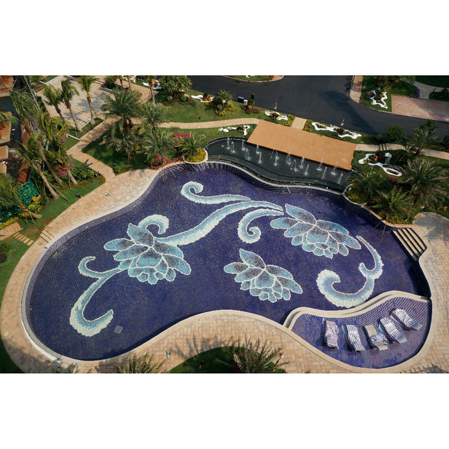 Piscina de piscina Mosaica de cerámica de cerámica