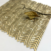 Mosaico de oro para interiores de aluminio sólido17