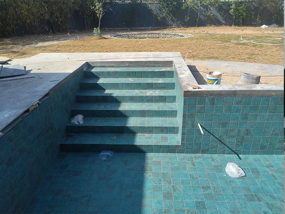 Proyecto de piscina de villa