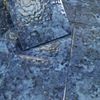 Azul mosaico-neptuna de piscina cuadrada de 150 mm