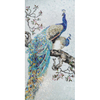 Arte de mosaico de vidrio de color animal con temática