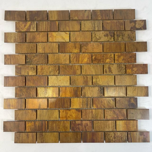 Panel de mosaico de latón de lujo-CST04