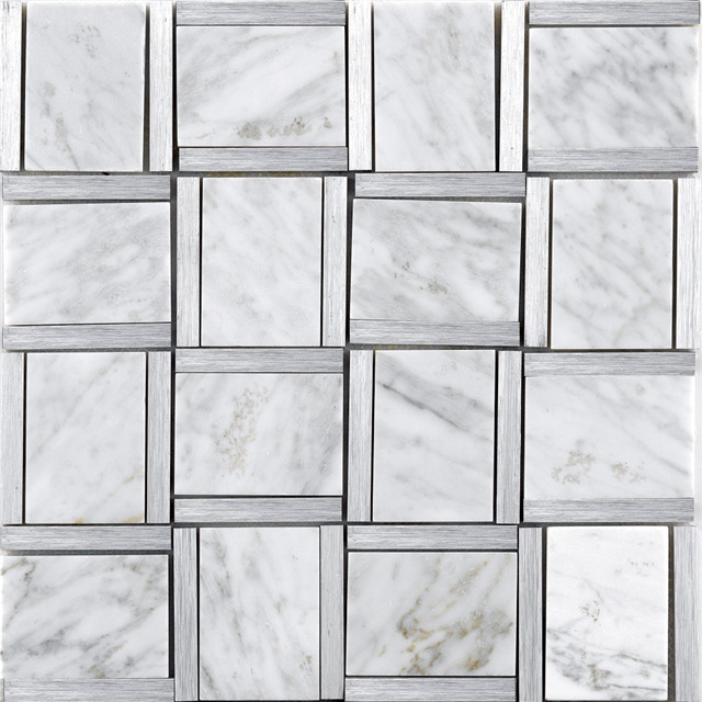Azulejos de mosaico de piedra laminada ｜Musivo｜Verona